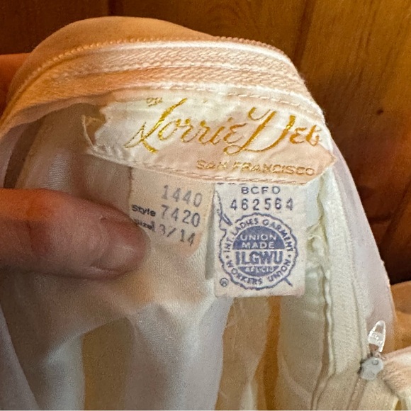 Vintage Lorrie Deb San Francisco Maxi Lace Dress - Picture 7 of 8